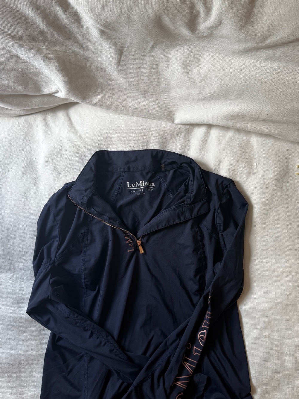 Lemiuex Long Sleeve Base Layer Nazy Size US 10